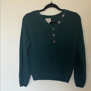 St. John's Bay Teal V-Neck Sweater